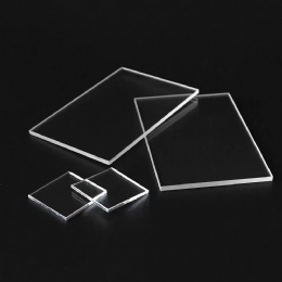 square fused silica window
